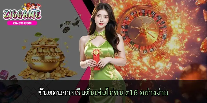 ขั้นตอนการเริ่มต้นเล่นไก่ชน z16 อย่างง่าย