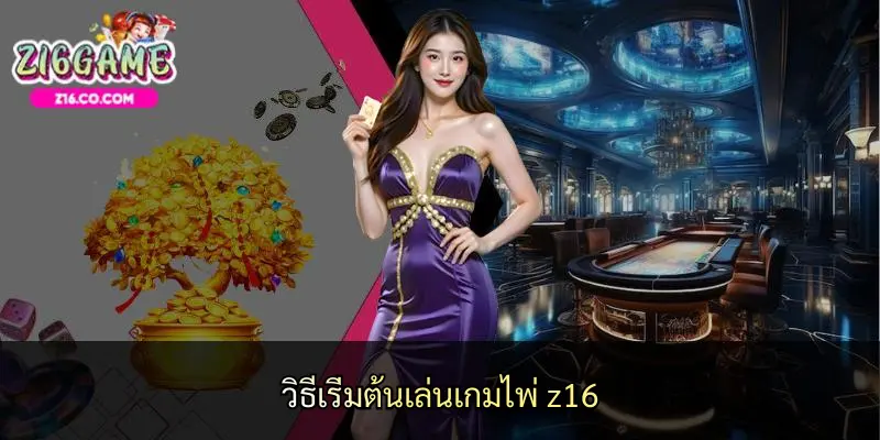 วิธีเริ่มต้นเล่นเกมไพ่ z16